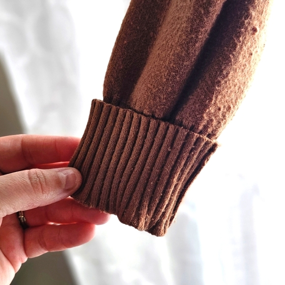 Tahari XL Rust Half-Zip Sweater - Picture 6 of 6